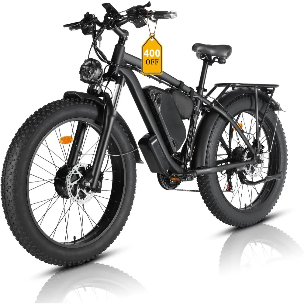 Dual Motor Ebike Kit 2000W - % электрический велосипед для взрослых, двойной
