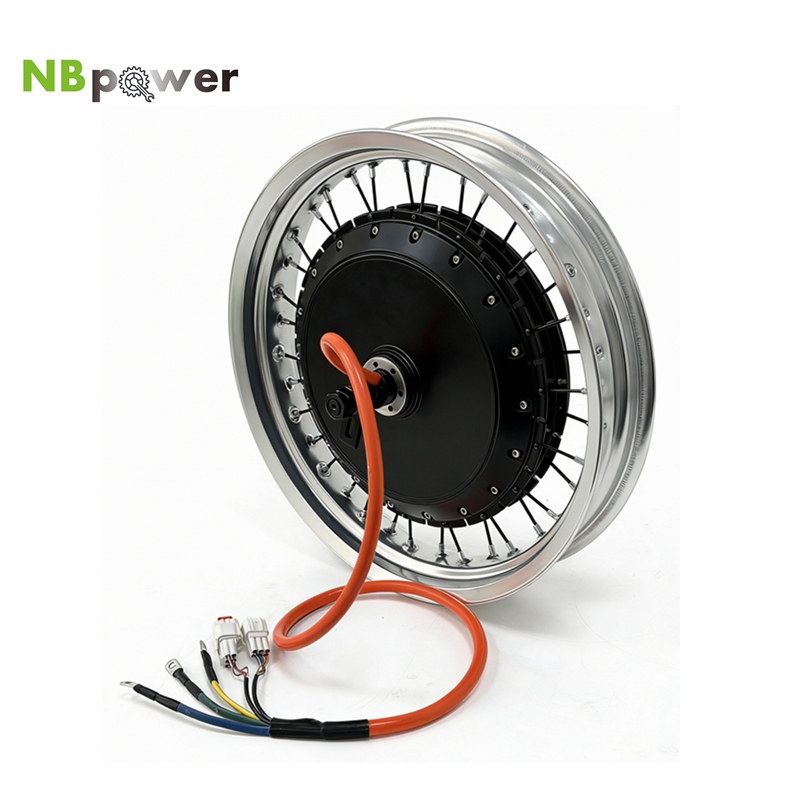 Красочные 17x3,0 NBpower/QS V3 – обзор и цена 72V 8000W Brushless Hub Motor