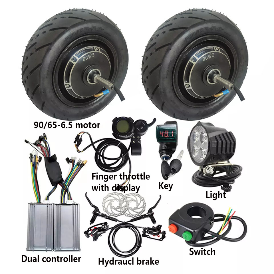 Комплект для переоборудования  – обзор и цена Dual Motor Ebike Kit 2000W