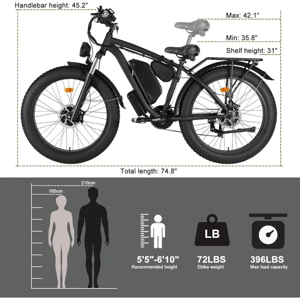 % электрический велосипед для  – обзор и цена Dual Motor Ebike Kit 2000W