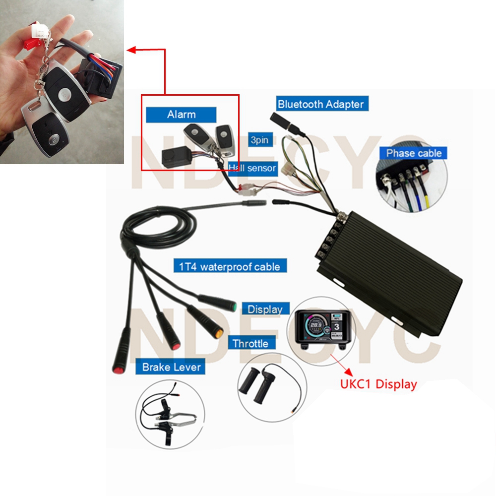 QS205 V3 48-72v 5000W 3,5 T/5T – обзор и цена 5000W Hub Motor Kit 72V